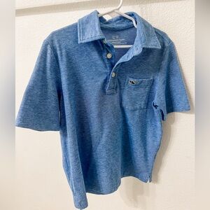 Vineyard Vines egdartown polo shirt classic blue  size 6